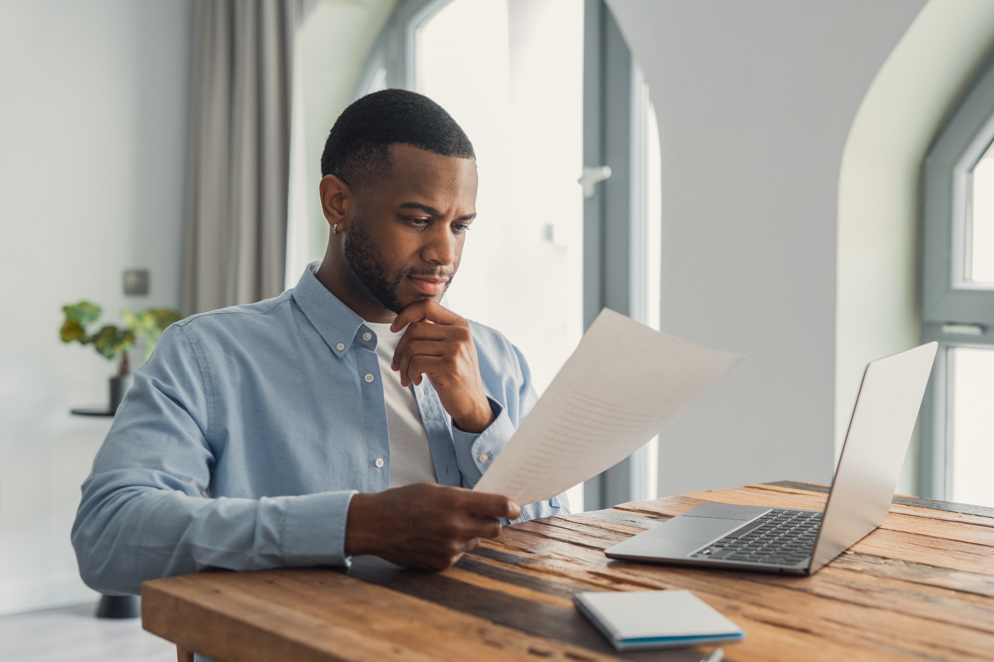Placeholder for step three: reviewing an offer